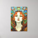 Search for abstract portrait canvas prints Vintage