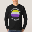 Search for non binary tshirts Identity