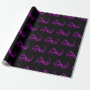 Search for purple skulls wrapping paper Goth