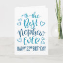 Search for 22nd birthday cards Blue