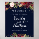 Search for navy welcome wedding signs Botanical