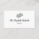 Search for ticket wedding place cards Greenery