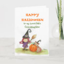 Search for happy granddaughter halloween cards Witch