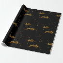 Search for 70th birthday wrapping paper Gold