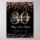 Recherche de 30th birthday posters Rose gold