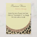 Search for animal print flyers Leopard