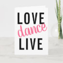 Search for ballet dancer cards Typography