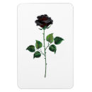 Recherche de gothique de fleur magnets Noir