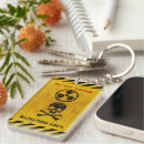 Search for radiation signs keychains Radioactivity