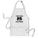 Search for cat sayings aprons Humourous