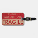 Search for fragile luggage tags Handle with care