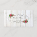 Recherche de style rustique cartes visite Chic