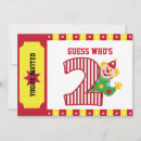 Search for circus 2nd birthday invitations Kids