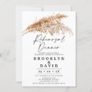 Search for bohemian rehearsal dinner invitations Watercolor