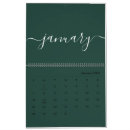 Search for simple modern calendars Green