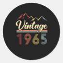 Search for made in 1965 stickers Birthday
