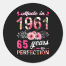 Search for 65 years stickers Old