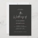 Search for modern black wedding invitations Script