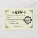 Search for fashioned rsvp cards Old fashion