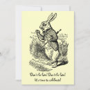 Search for alice in wonderland invitations Black and white