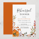 Search for fall rehearsal dinner invitations Pumpkin