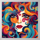 Recherche de visage coloré posters Lèvres rouges