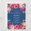 Search for rose gold and navy blue invitations Blush pink