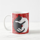 Search for lovers couple mugs Black and white