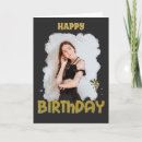 Search for photo frame birthday cards Black