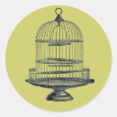 Search for bird cage stickers Vintage
