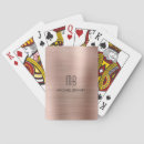 Search for rose gold playing cards Poker