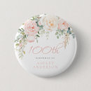 Search for 100th birthday buttons One hundredth
