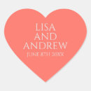 Search for coral and grey wedding stickers Elegant