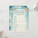 Recherche de moon baby shower invitations Ciel