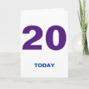 Recherche de 20 ans anniversaire cartes Vingt