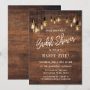 Search for wooden bridal shower invitations Rustic