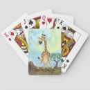 Search for cartoon giraffe playing cards Safari