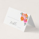 Search for orange watercolor table cards Bright