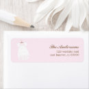 Search for baby announcement return address labels Girl