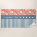 Search for red white blue beach towels Floral
