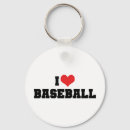 Search for love baseball keychains Heart