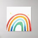 Search for love magic canvas prints Rainbow