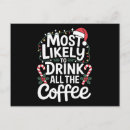 Search for drink coffee postcards Xmas
