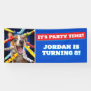 Search for funny birthday banners Cute animal