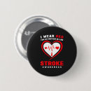 Search for stroke awareness ribbons buttons Heart disease