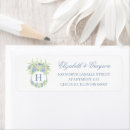 Search for ivory wedding return address labels Blue