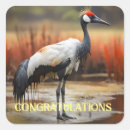 Search for crane bird stickers Watercolor