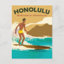 Search for honolulu postcards Surfing