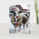 Search for barnyard christmas cards Cow