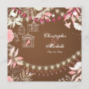 Search for bird cage wedding invitations Brown